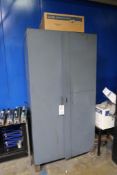 Steel 2-Door Cabinet with Contents of Inspection Gages