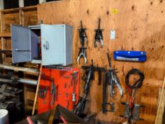 JAW PULLERS & BEARING REMOVAL TOOLS ON WALL