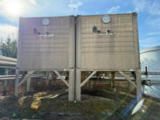 LOT OF (2) TOWER TECH COOLING TOWERS