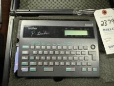 ELECTRONIC LABELING SYSTEMS BROTHER P-TOUCH MODEL PT-20