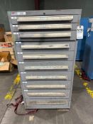 LYON CABINET WITH CONTENTS - MISCELLANEOUS FUSES & PARTS