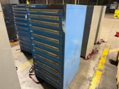 LYON CABINET WITH CONTENTS - MISCELLANEOUS FUSES & PARTS