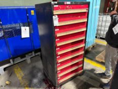 INDUSTRIAL CABINET WITH CONTENTS - MISCELLANEOUS PARTS