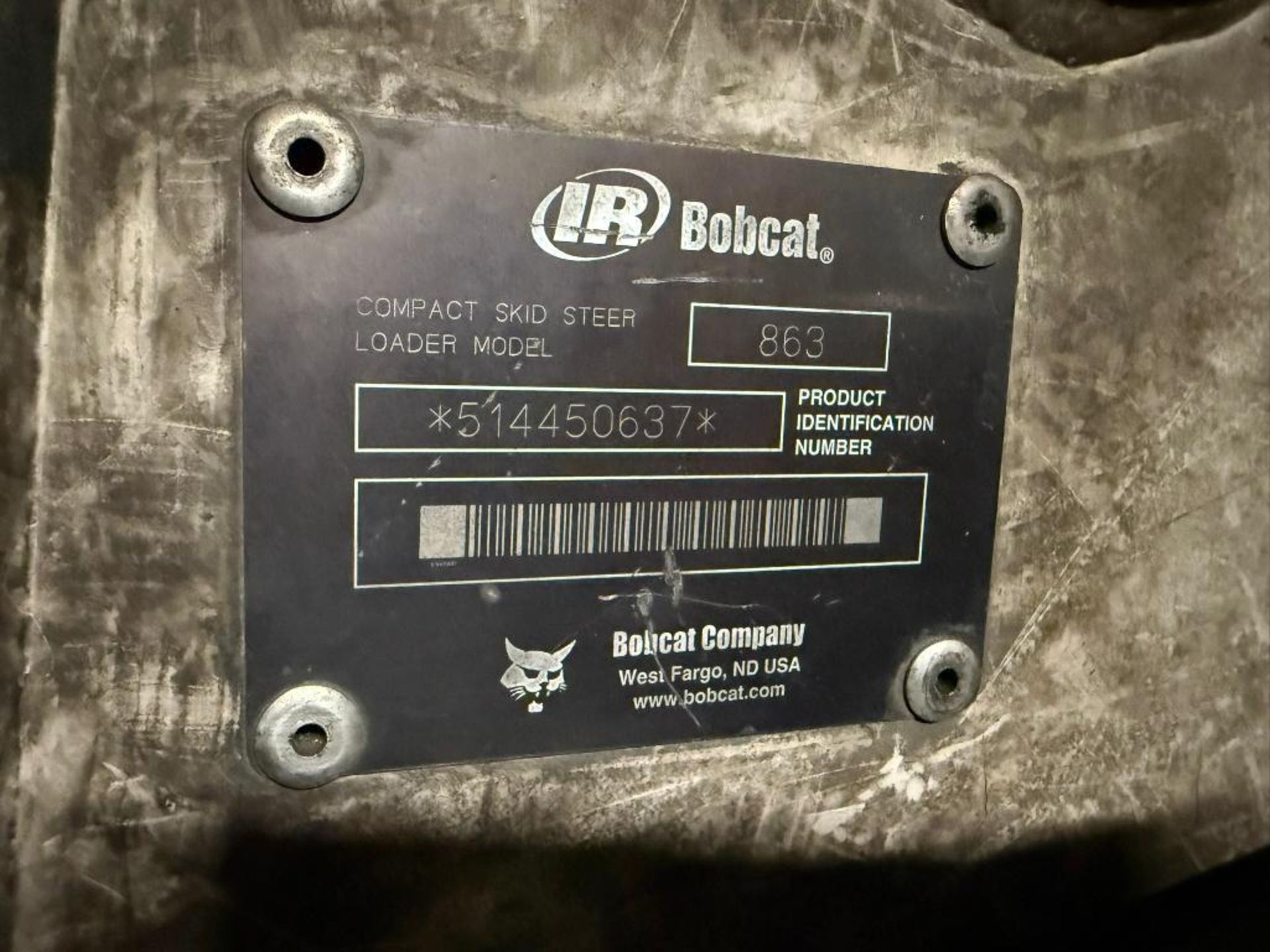 BOBCAT SKID STEER MODEL 863 - Image 7 of 7