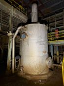 304L STAINLESS STEEL TANK MEASURING 8' DIAMETER 12' TALL