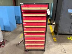 INDUSTRIAL CABINET WITH CONTENTS - MISCELLANEOUS PARTS