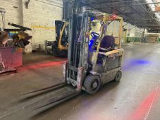 6,000 POUND HYSTER MODEL E60XM2-33 ELECTRIC FORKLIFT
