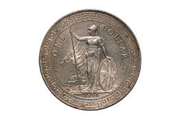 GREAT BRITAIN - BRITISH TRADE DOLLAR 1908 B