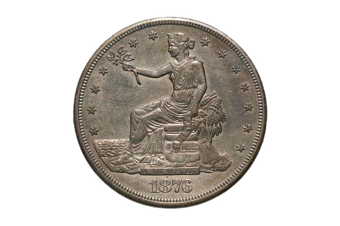 UNITED STATES TRADE DOLLAR 1876 CARSON CITY - Image 2 of 2