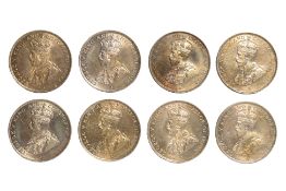 STRAITS SETTLEMENTS GEORGE V 50 CENTS 1920 (8)