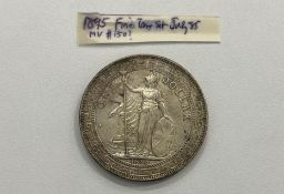 GREAT BRITAIN - BRITISH TRADE DOLLAR 1895