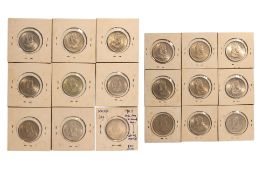 MALAYA AND BRITISH BORNEO ELIZABETH II - 50 CENTS; 20 CENTS (18)