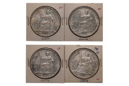 FRENCH INDOCHINA 1 PIASTRE DE COMMERCE 1901 A (4)