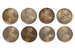 STRAITS SETTLEMENTS GEORGE V 50 CENTS 1921 (8)