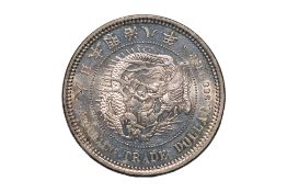 JAPAN - TRADE DOLLAR MEIJI YEAR 8 (1875)