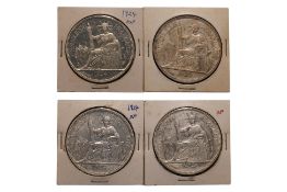 FRENCH INDOCHINA 1 PIASTRE DE COMMERCE 1924 A (4)