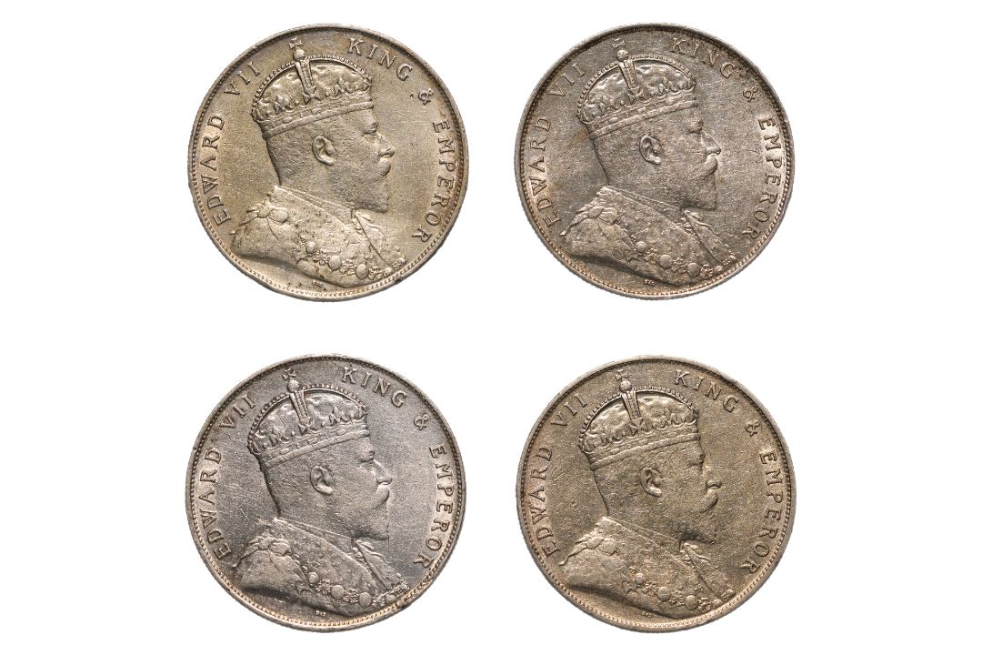 STRAITS SETTLEMENTS EDWARD VII 1 DOLLAR 1909 (4) - Image 1 of 2