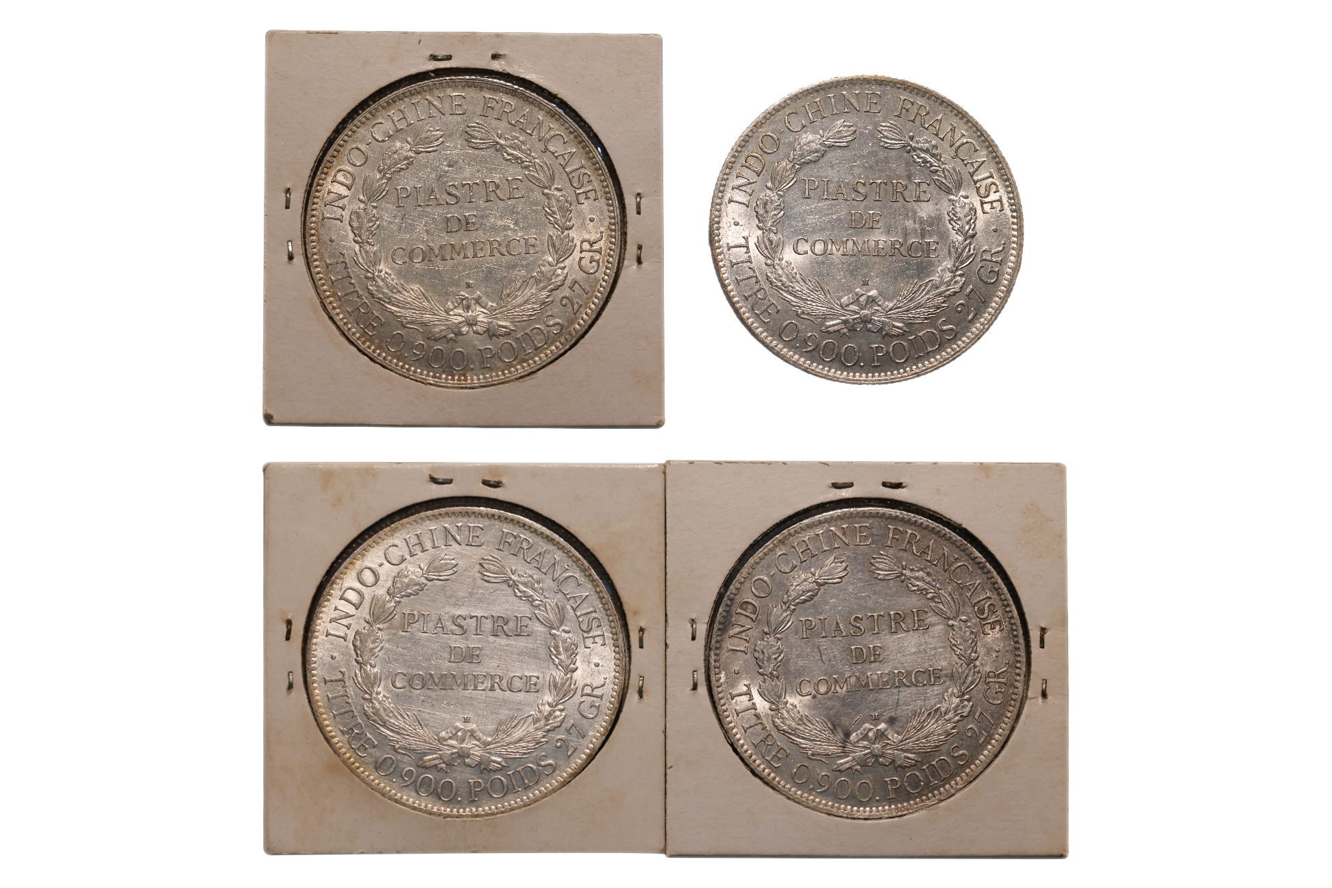 FRENCH INDOCHINA 1 PIASTRE DE COMMERCE 1921 H (4) - Image 2 of 2