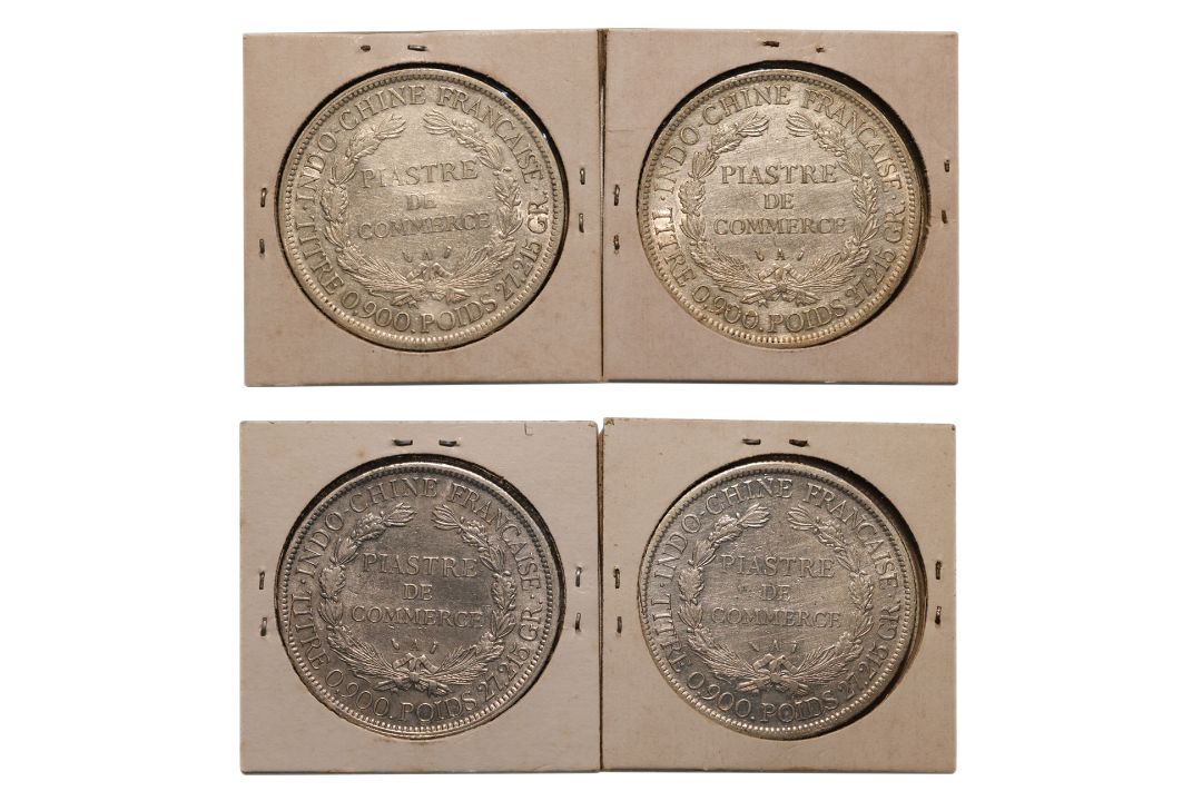 FRENCH INDOCHINA 1 PIASTRE DE COMMERCE 1887 A (4) - Image 2 of 2