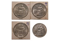 FRENCH INDOCHINA 1 PIASTRE DE COMMERCE 1898 A (4)