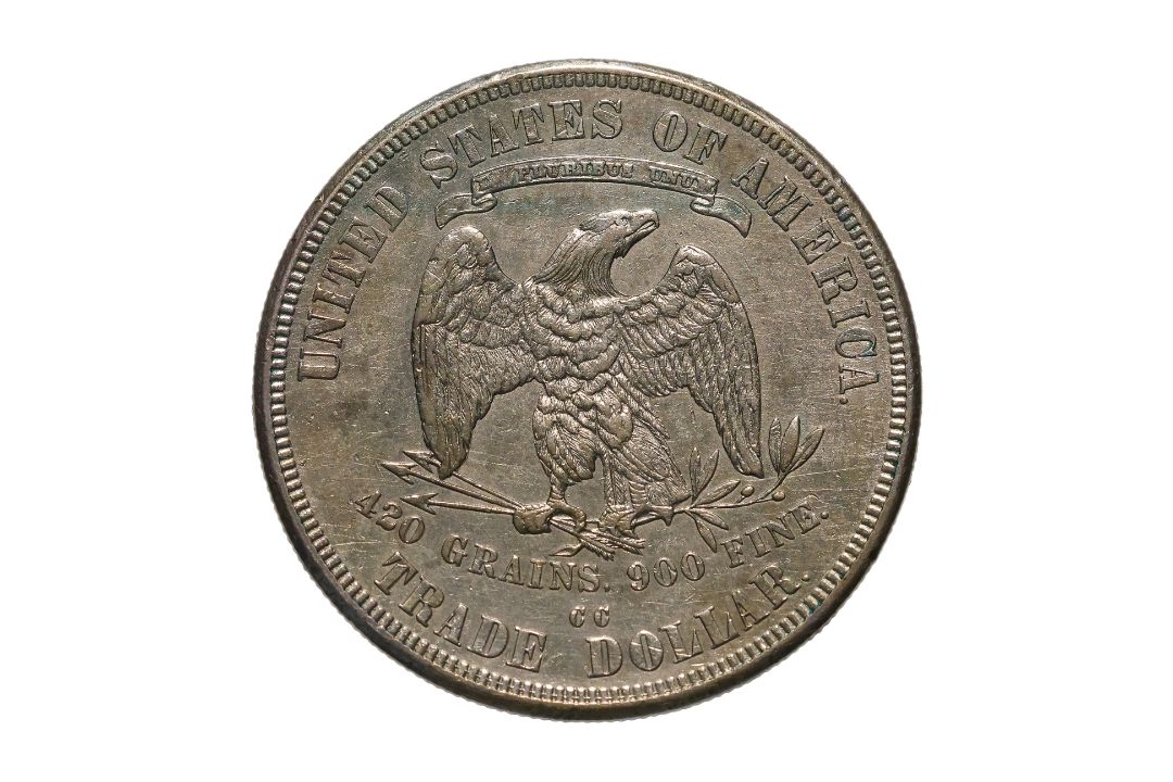 UNITED STATES TRADE DOLLAR 1876 CARSON CITY - Image 1 of 2