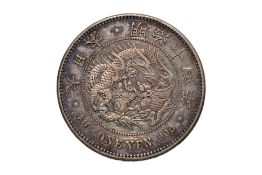 JAPAN - 1 YEN MEIJI YEAR 14 (1881)