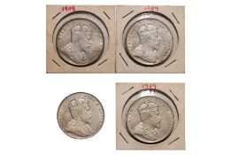 STRAITS SETTLEMENTS EDWARD VII 1 DOLLAR 1909 (4)