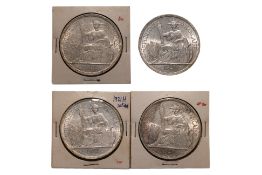FRENCH INDOCHINA 1 PIASTRE DE COMMERCE 1921 H (4)