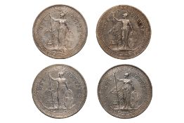 GREAT BRITAIN - BRITISH TRADE DOLLAR 1904 B OVERDATES (4)