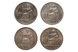 FRENCH INDOCHINA 1 PIASTRE DE COMMERCE 1896 A (4)