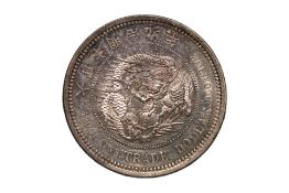 JAPAN - TRADE DOLLAR MEIJI YEAR 9 (1876)