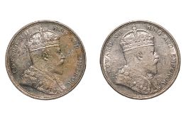 STRAITS SETTLEMENTS EDWARD VII 1 DOLLAR 1904 B (2)