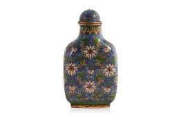 A CLOISONNE SNUFF BOTTLE