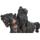 A LARGE BRONZE MODEL OF A SLAVIC KNIGHT ON HORSEBACK - Image 2 of 4