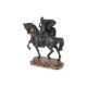 A LARGE BRONZE MODEL OF A SLAVIC KNIGHT ON HORSEBACK - Image 4 of 4