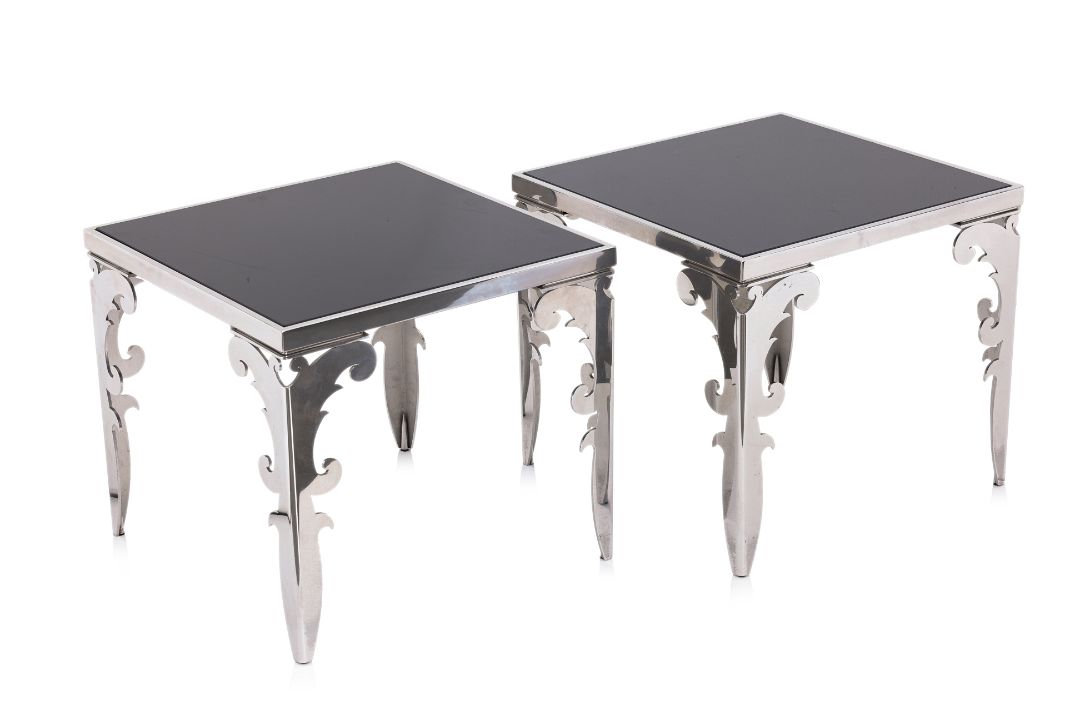 A PAIR OF VISIONAIRE IPE CAVALLI SIDE TABLES - Image 1 of 2