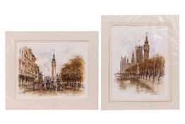 ALEX JAWDOKIMOV (1937-2019) - PARLIMENT SQUARE ; HOUSES OF PARLIMENT, LONDON