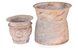 TWO THREE BAN CHIANG STYLE POTTERY VESSELS
