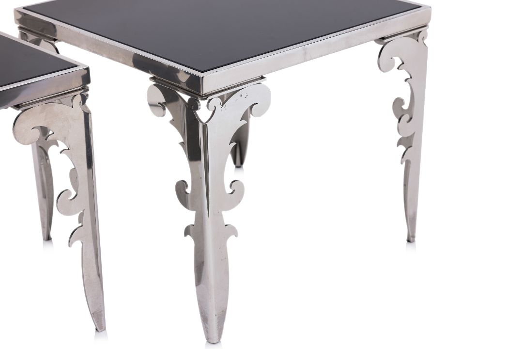 A PAIR OF VISIONAIRE IPE CAVALLI SIDE TABLES - Image 2 of 2