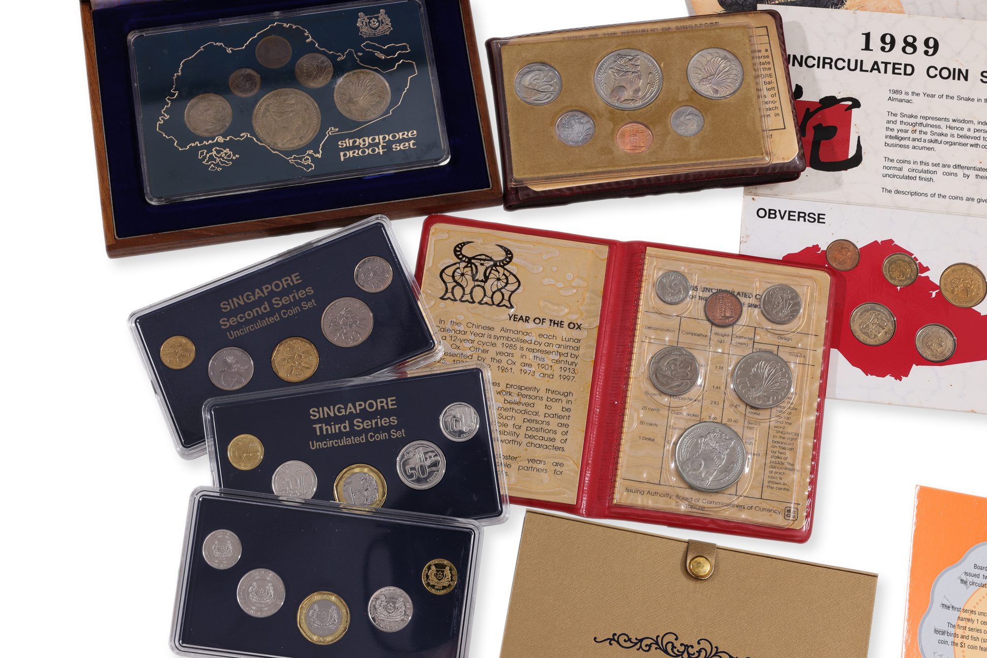 A GROUP OF 16 SINGAPORE UNC COIN SETS - Image 2 of 3