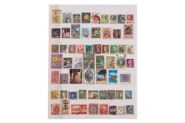 A STOCK BOOK OF WORLD STAMPS