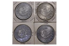 JAPAN - 1 YEN MEIJI YEAR 22 (1889); YEAR 23 (1890); YEAR 24 (1891); YEAR 25 (1892)(EARLY VARIETY)