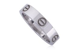 A 'LOVE' BAND BY CARTIER