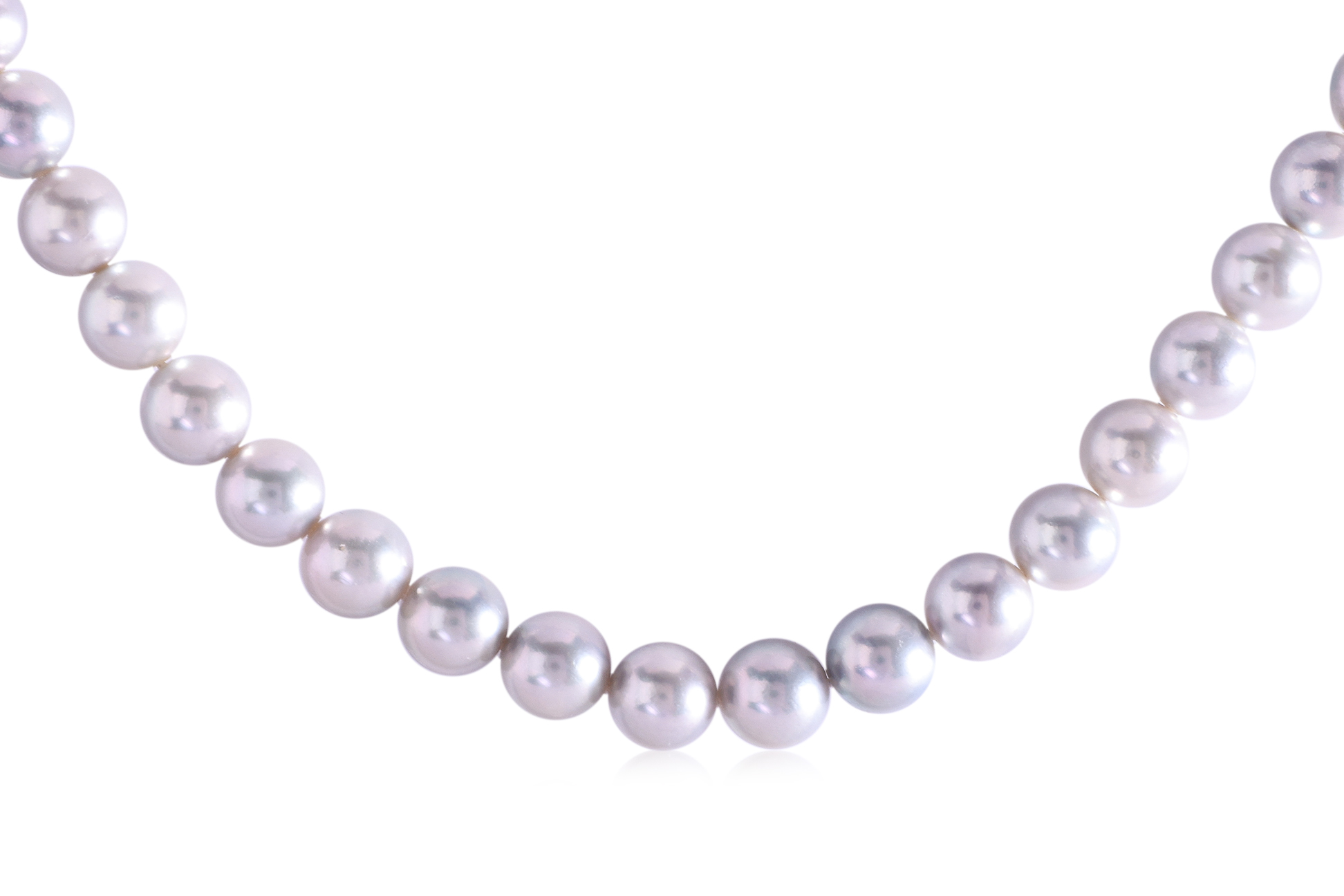 AN AKOYA CULTURED PEARL NECKLACE - Image 2 of 4