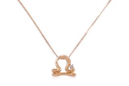 A 'LIBRA' DIAMOND NECKLACE BY TASAKI