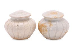 A PAIR OF QINGBAI GLAZED JARS