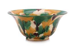 A SANCAI GLAZED BOWL