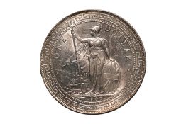 GREAT BRITAIN BRITISH TRADE DOLLAR 1907 B