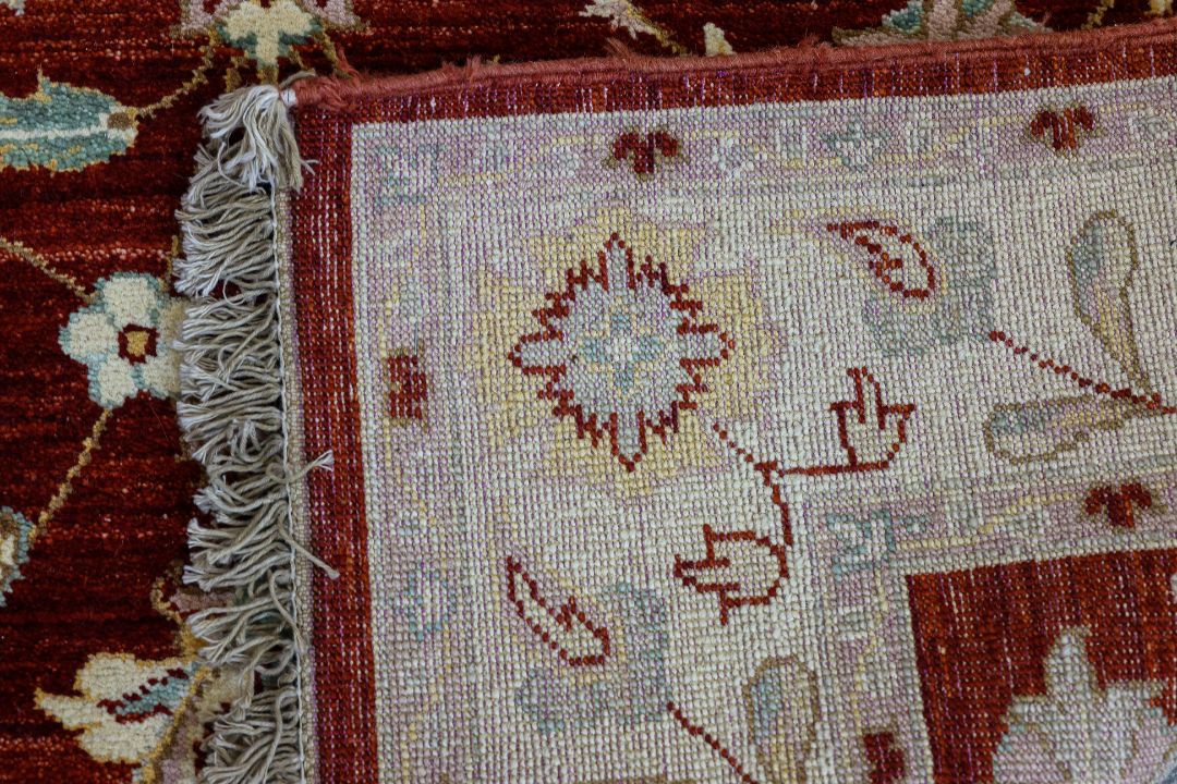 AN AFGHAN REZA WOOL RUG (192 x 125cm) - Image 3 of 3