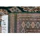 A KASHMIRI SILK AND WOOL RUG (188 x 125cm) - Image 3 of 3